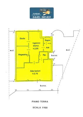planimetria - UFFICIO THIENE (VI) SUD